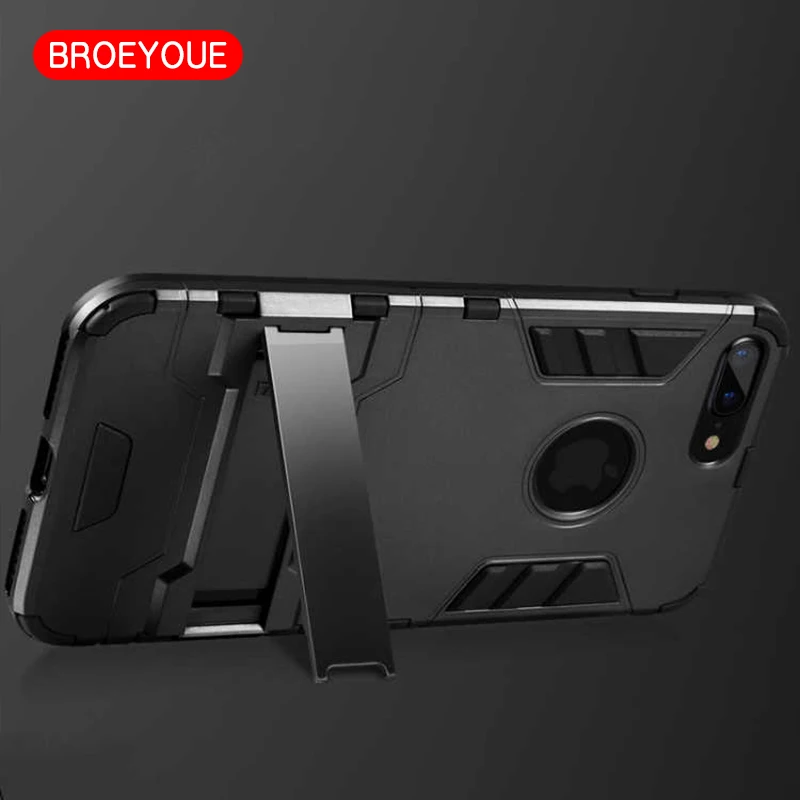 Armor Case For iPhone X XR 7 8 6 6S Plus XS Max SE 5 5S Coque TPU Hard PC Soft Shockproof Phone |