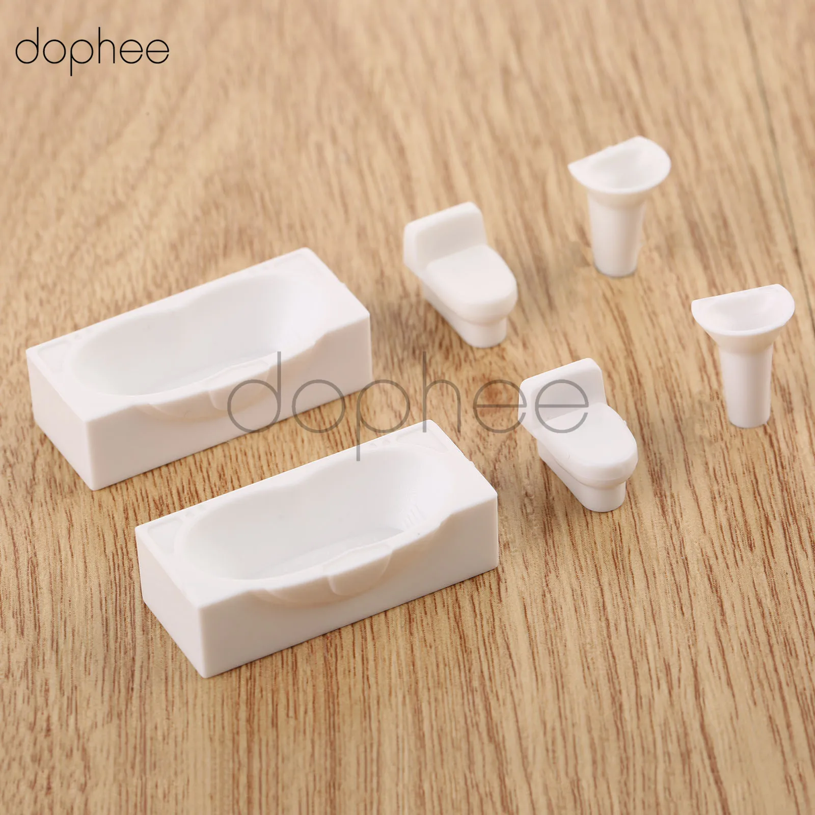 Dopee 10 шт. архитектура кукольный домик стиральная комната мебель DIY Модель унитаз/умывальник/ванна весы 1:50