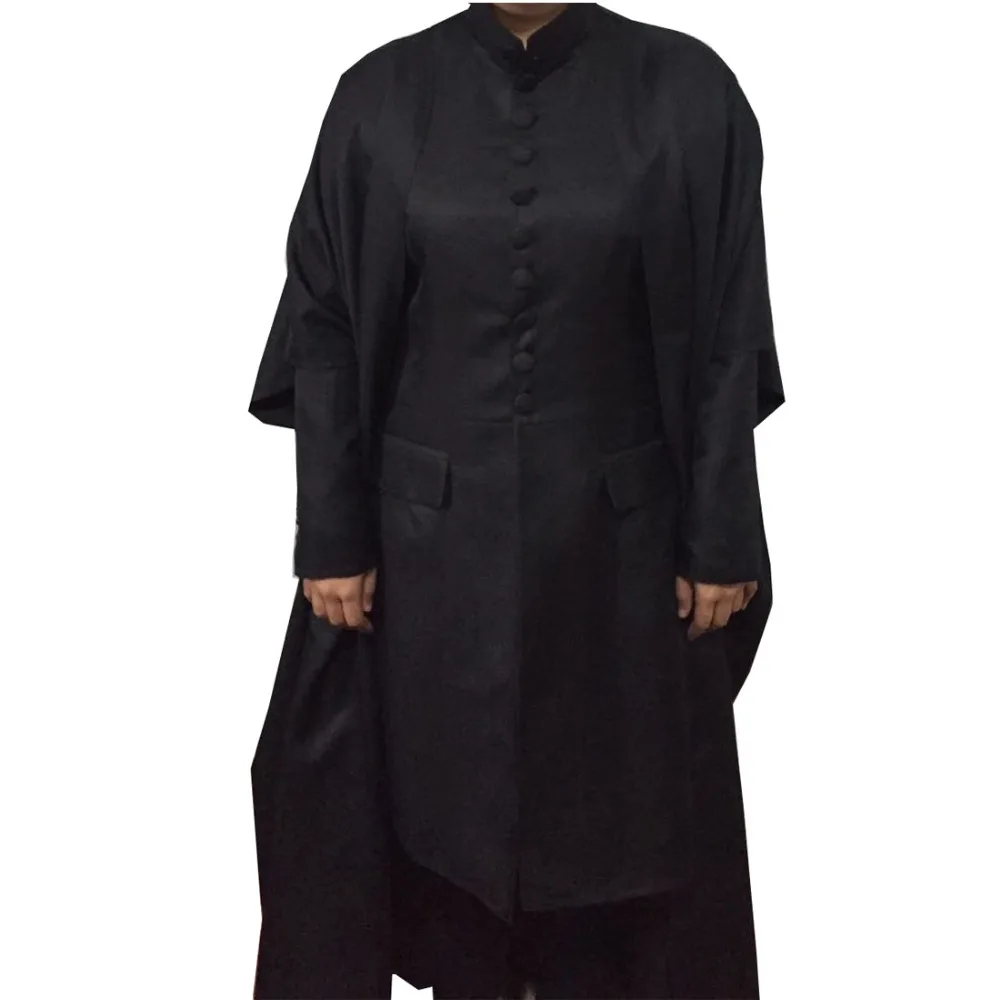 Костюм для косплея Северус Снейп из смерти 2018 черная одежда униформа Хэллоуина