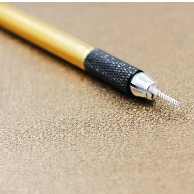 4 круглых иглы для ручной ручки игла полуперманентного макияжа микроблейдинга R4