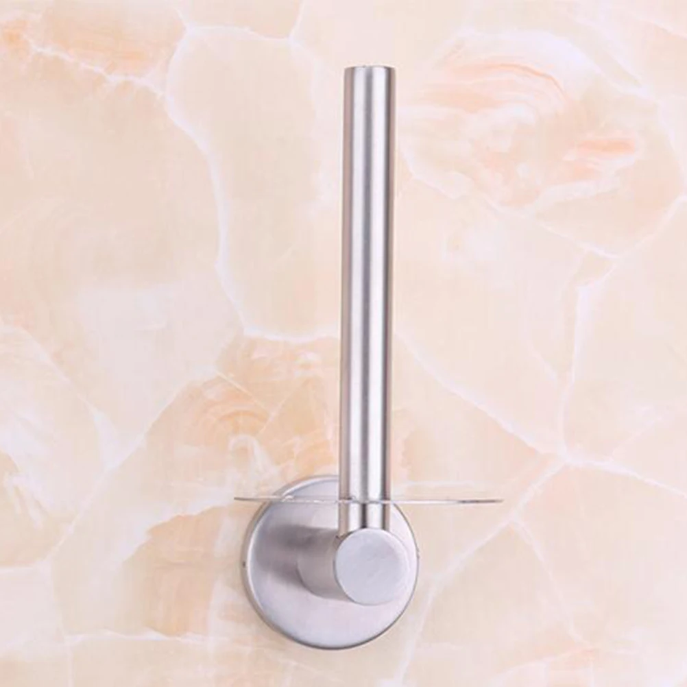 Держатель для туалетной бумаги из нержавеющей стали простой вертикальный