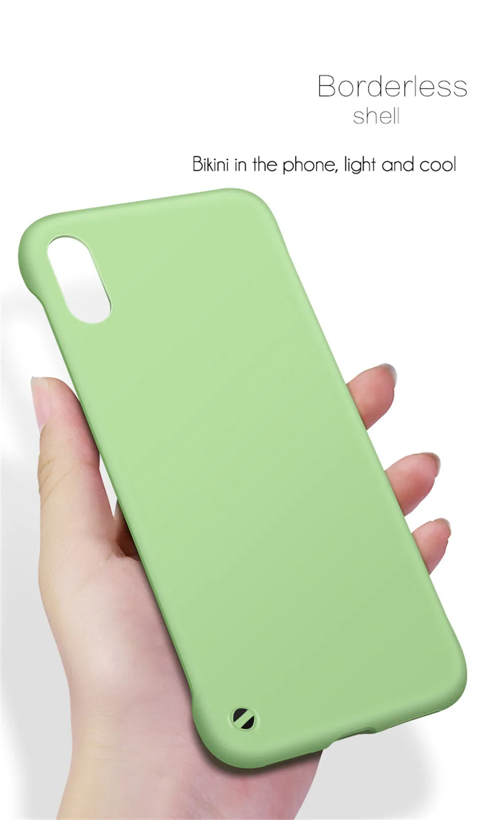 Lovebay тонкий скраб Жесткий PC Бескаркасный чехол для телефона для iphone 11 6S 7 8 Plus XR X XS 11 Pro Max сплошной матовый чехол-накладка без полей