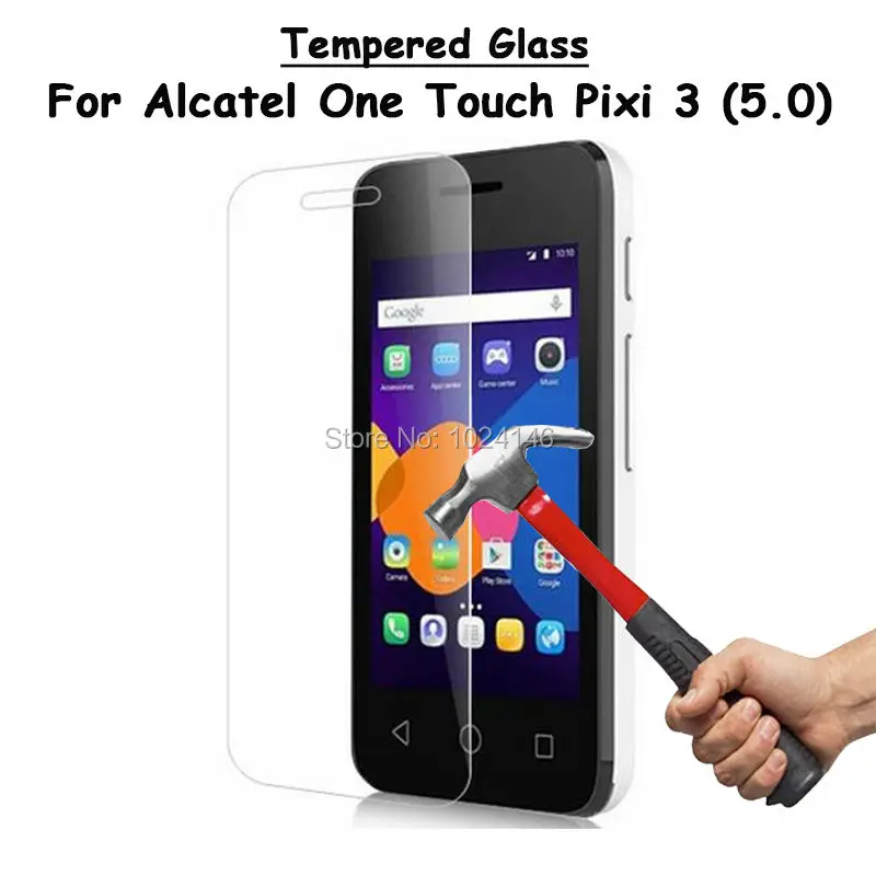 Для Alcatel One Touch Pixi 3 5 0 прозрачное закаленное стекло Защита для экрана ультратонкая