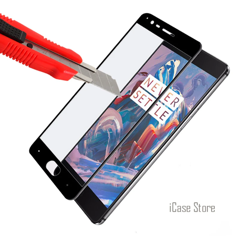 Полностью покрывающее закаленное Стекло Экран протектор для Oneplus 5 1 + A5000 One Plus