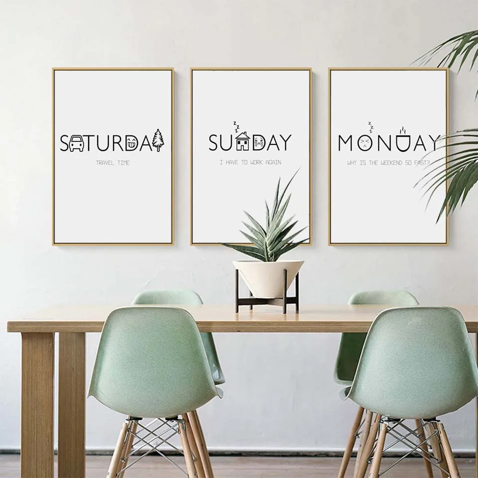 Украшение для дома настенные художественные парусиновые плакаты скандинавский