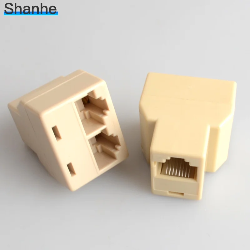 Сплиттер Adatper разъем Ethernet сетевой адаптер RJ45 кабель CAT5 CAT6 LAN 8P8C модульный для