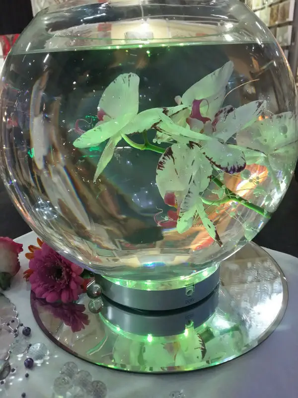 Супер яркий 9 шт RGB LED 4-дюймовое светодиодное основание для стеклянной чашки