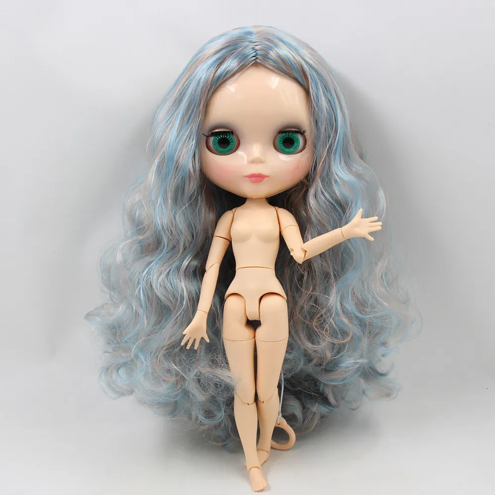 Кукла Blyth ICY DBS 30 см шарнирное тело голубая смесь светлые волосы натуральная кожа