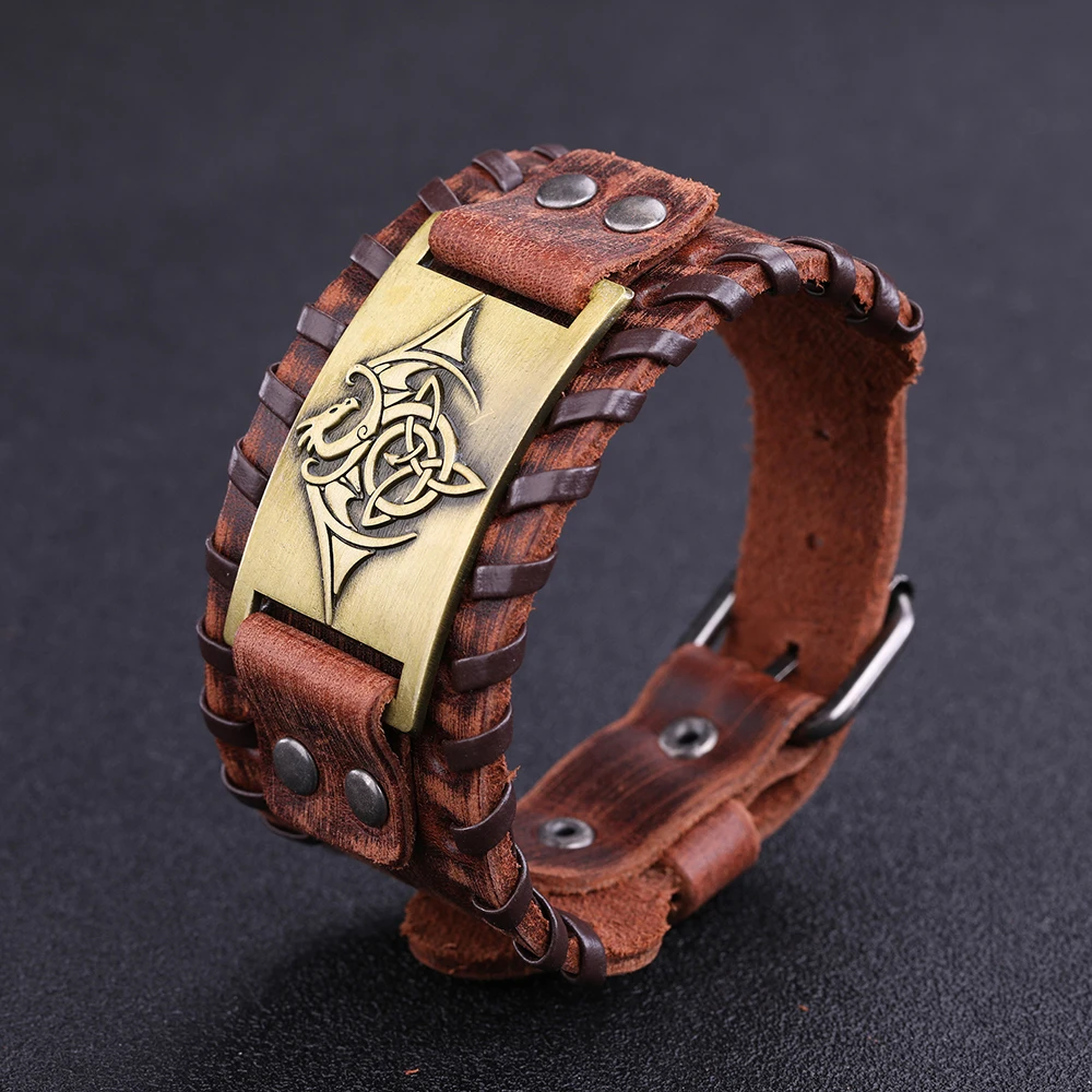 My Shape Дракон Викинг браслет амулет мужской скандинавский Национальный Тотем