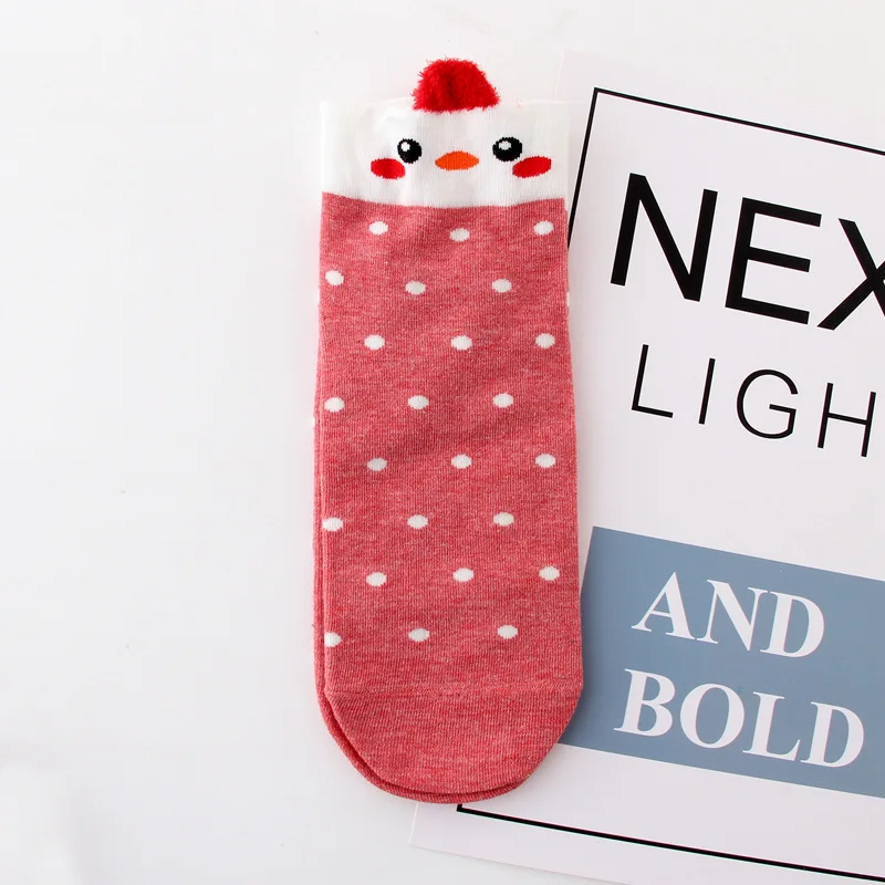 Милые носки [EIOISAPRA] с рисунком панды/мопса женские мультяшными животными забавные