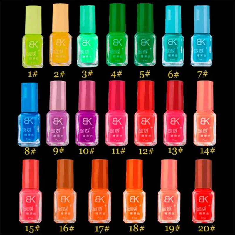 Гель лак для ногтей 20 цветов 7 мл|nail polish|nail nail polishglow dark polish |