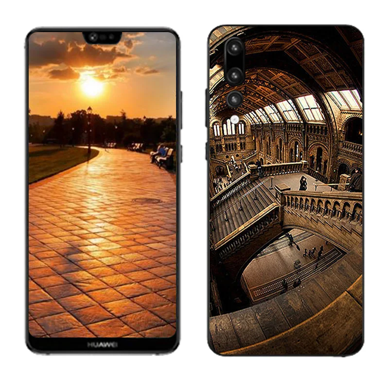 Чехлы на заказ для Huawei P20 Plus 6 1 дюйма мягкие силиконовые модные чехлы Pro подходящий