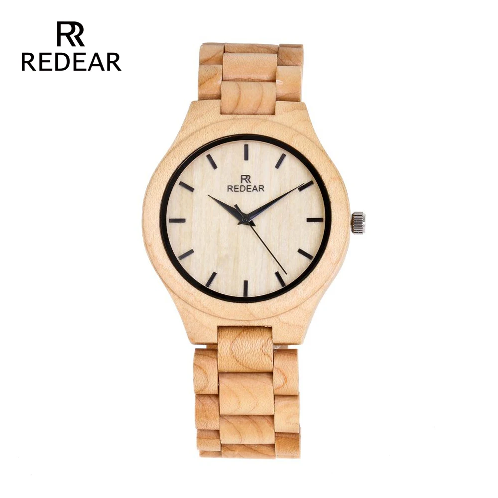 REDEAR кленовые деревянные кварцевые часы сезон подарок дизайн для юбилейной серии