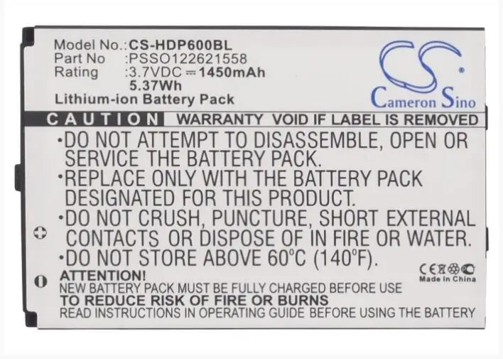 Аккумулятор Cameron Sino 1450mAh для ручного дельфина 6000 PSSO122621558 | Электроника