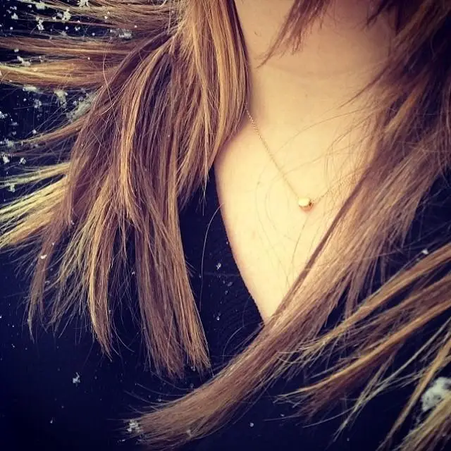 Ожерелья с подвеской-бусиной для подружки невесты Золотая цепочка ожерелье