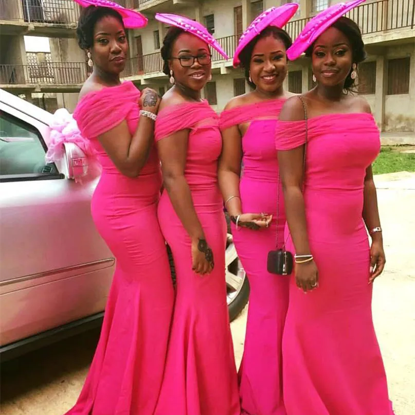 

Очаровательные платья подружки невесты длиной до пола с юбкой-годе и открытыми плечами для свадебной вечеринки индивидуальный пошив Больш...