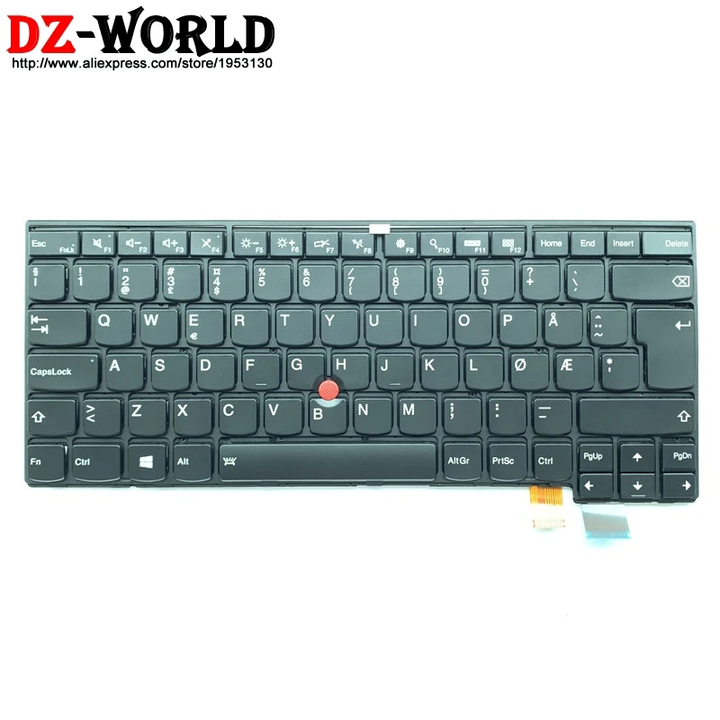 

New Norwegian Backlit Keyboard for Lenovo Thinkpad 13 2nd Gen2 S2 T460S T470S Norway Backlight Teclado 01YT162 00PA554 00PA472