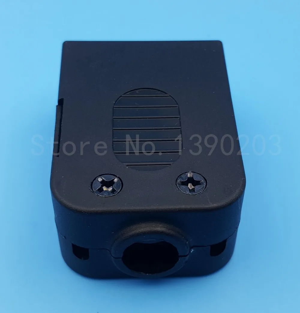 D-SUB DB9 Мужской 9Pin черная крышка гайка Тип Breakout терминалы доска разъем DIY вилки