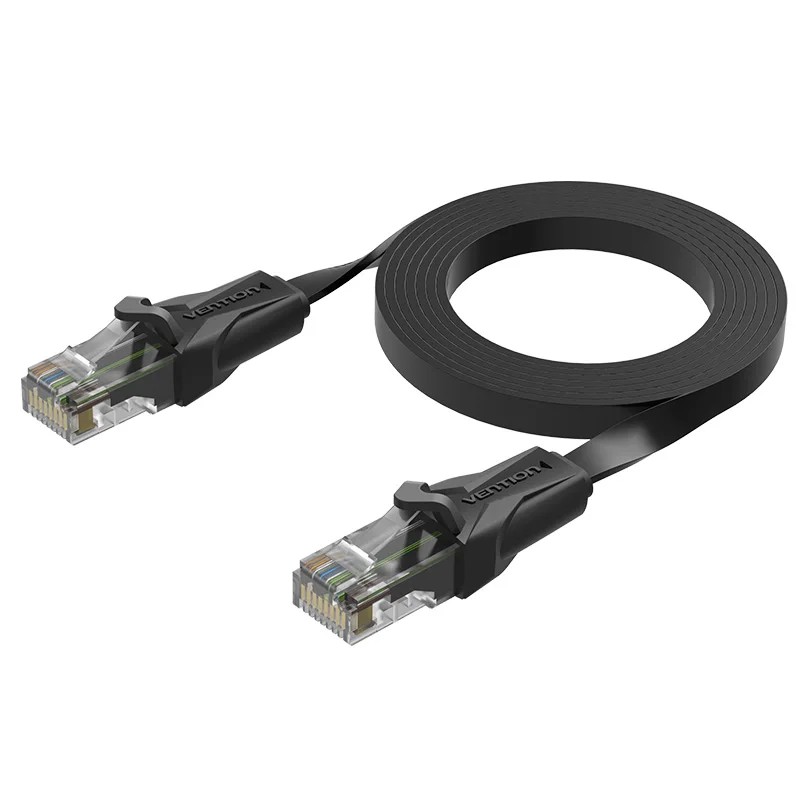 Высокоскоростной разъем rj45 Vention UTP CAT 6 Ethernet Кабель плоский гигабитный сетевой