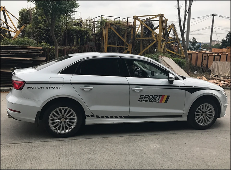 V стиль ABS пластик глянцевый черный задний спойлер багажника для Audi A3 Limousine седан- A3 8V глянцевый белый задний спойлер крыло