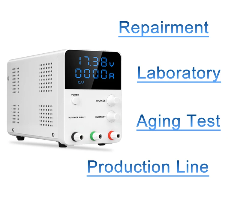 220V 0-60V 0-10A Wanptek Регулируемый источник питания постоянного тока переменной регулирует силовой модуль переключения лабораторный источник питания
