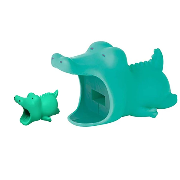 Дропшиппинг большой кабель Chompers 1 шт. телефон укус аксессуар животное кабель протектор для Iphone кабель собака укус Тигр Панда акула