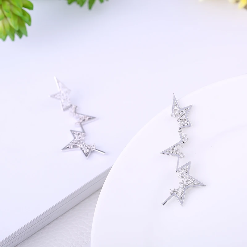 Женские серьги со звездами GAOLA длинные женские с симметричными кисточками и