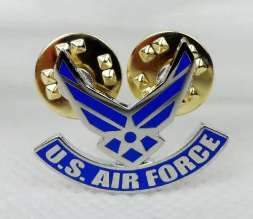 Лидер продаж значок ВВС США AF Wings Pin Insignia низкая цена пользовательский с отворотом