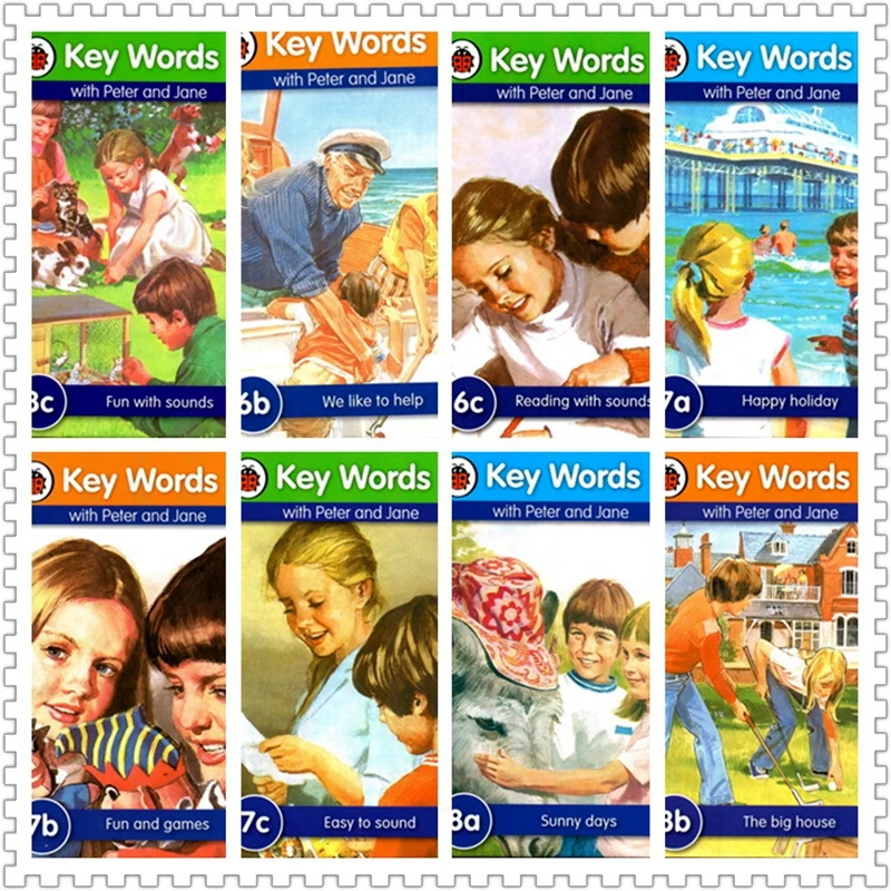 36 книг/набор английская Оригинальная версия божья коровка ключевые слова с