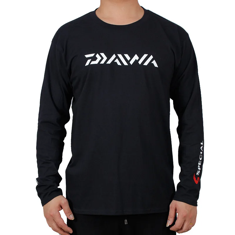 2018 Новинка Daiwa Осенняя Спортивная рыболовная футболка одежда для рыбалки с