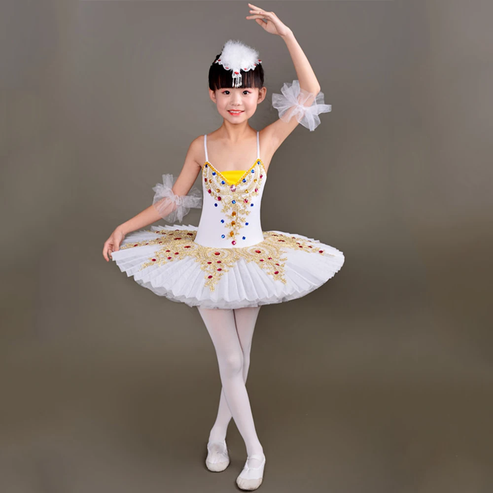 

2018 New Kid Professional Swan Lake Ballet Tutu Costume for Children Ballerina Dress Kids Ballet Dress girl Dancewear tutu skirt
