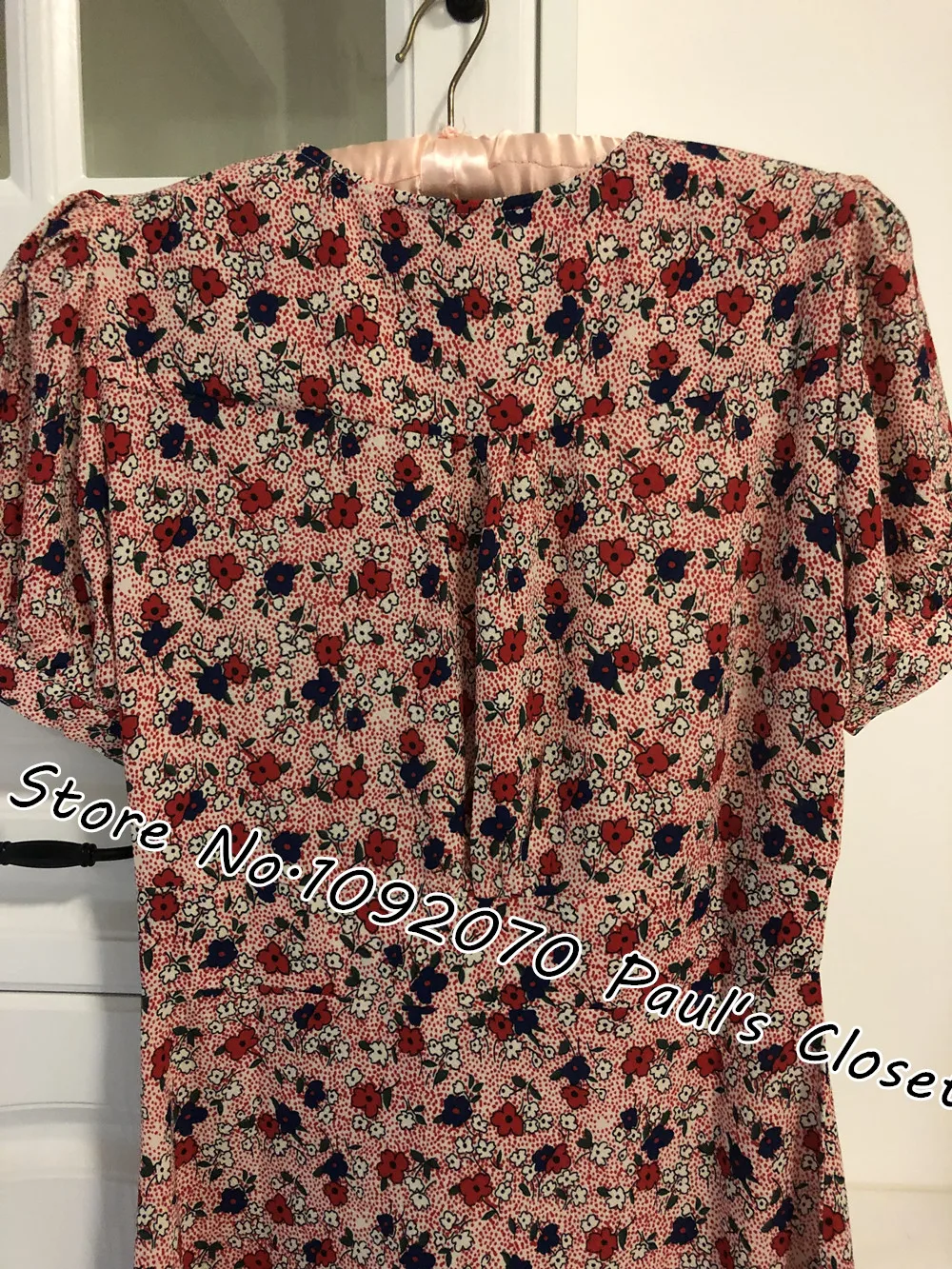Женское слегка Пышное Платье с цветочным принтом Ondine Robe Ondine