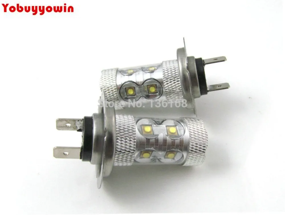 Светильники Super Branca Luz Tipo H7 Farol Led Cree Chips 60w 12v ~ 24v Бесплатная доставка 2 шт.|super branca|lampada