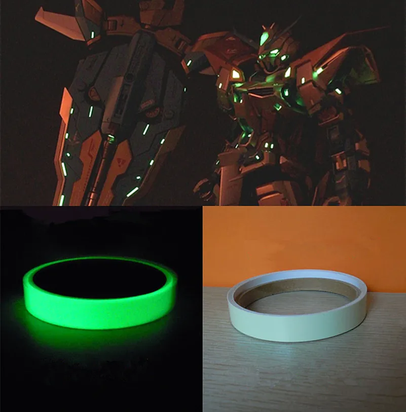 

model specific fluorescent sticker high brightness luminous paste decal 1*100cm*