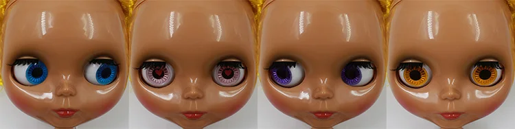 Бесплатная доставка желтая короткая кукла для волос|blythe nude doll|nude dollhair blythe |
