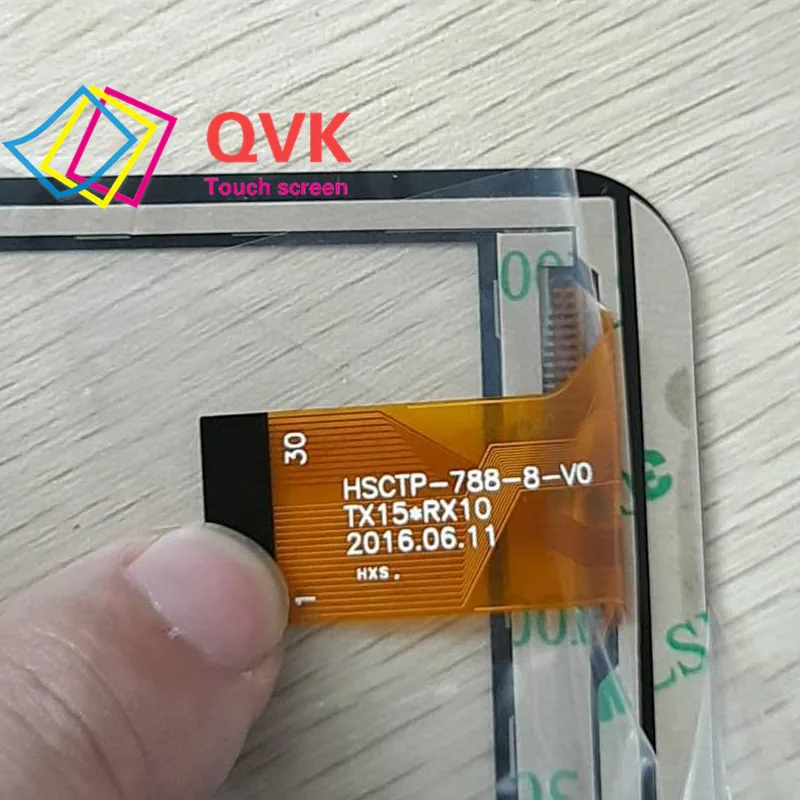 Black 8 Inch P/N HSCTP-788-8-V0 TX15*RX10 2016.06.11 Capacitive Touch Screen Repair Replacement Parts free shipping | Компьютеры и
