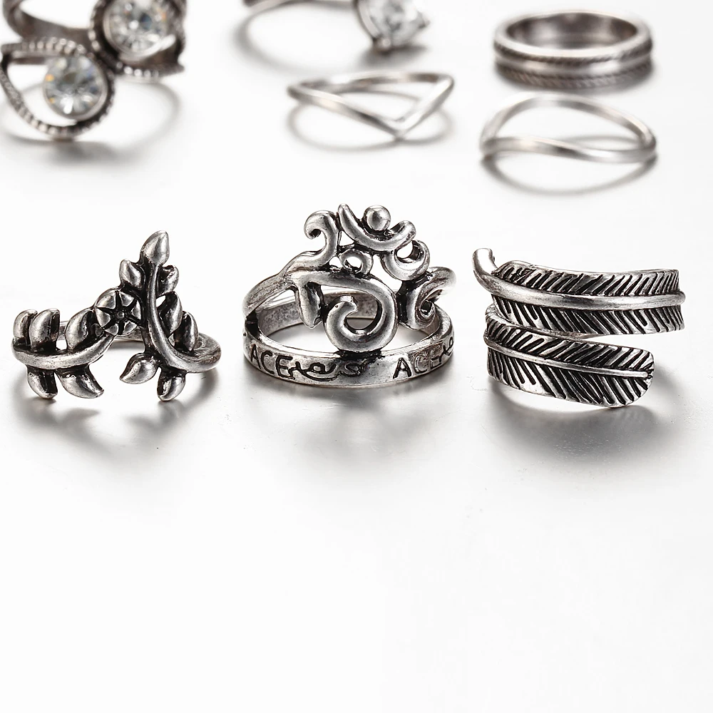 IF YOU 8 шт./компл. винтажные полые кристаллы средней длины для женщин Ретро турецкие