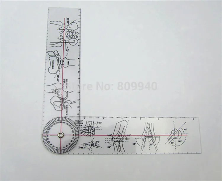 5 шт./лот! Спинальный Гониометр Дистальный радиулярный шарнир линейка
