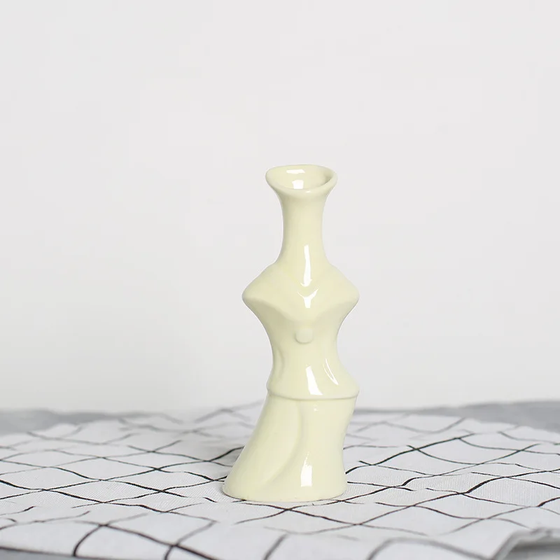 Ваза для цветов, украшение стола для дома и офиса, свадебная керамическая ваза, украшение для гостиной, спальни, обеденного стола, ваза G - Цвет: F