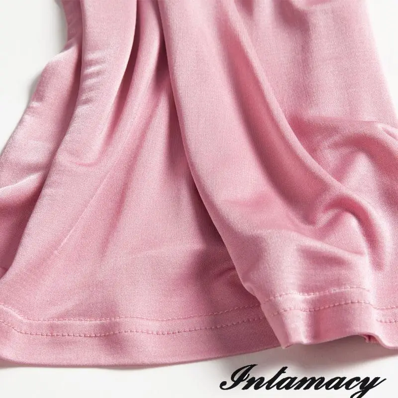 Женская двухсторонняя трикотажная рубашка из 100% натурального шелка 150 г с