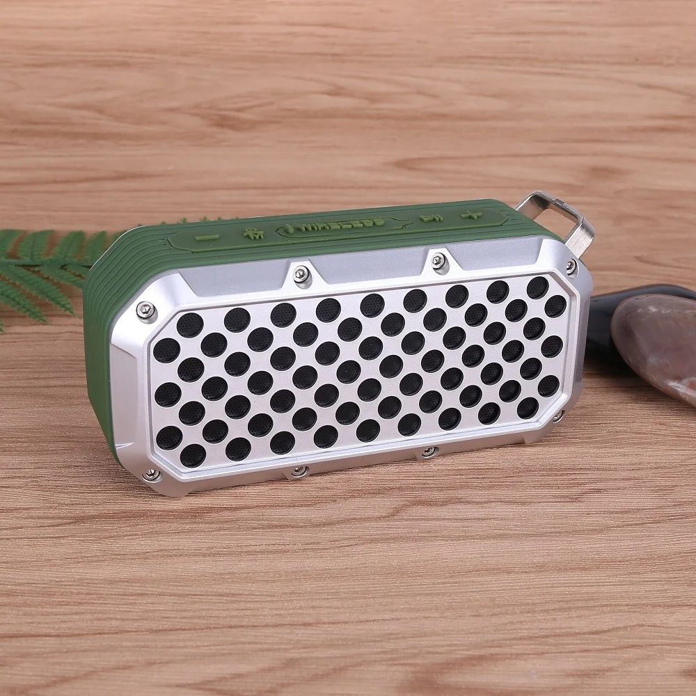 TOPROAD Портативный Водонепроницаемый Bluetooth Динамик Беспроводной стерео Бас Колонка для отдыха на открытом воздухе, Hi-Fi, Динамик s Поддержка TF картой FM радио USB AUX