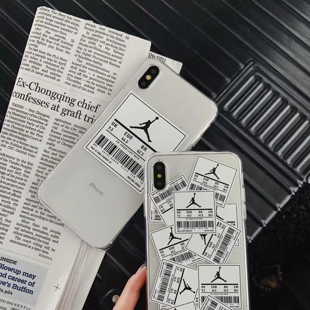 Новый Jordan чехол для iPhone X XS Max XR милый тонкий ТПУ iphone 8 7 6 S Plus мягкие силиконовые