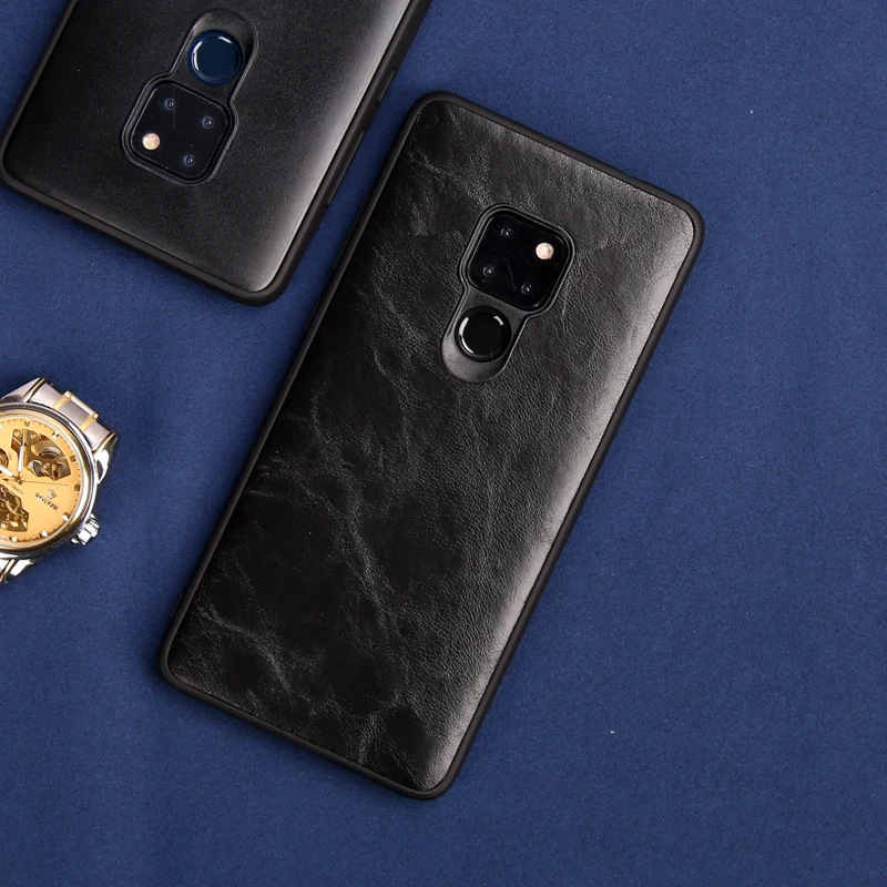 Чехол для телефона Huawei Mate 9 10 20 lite P10 P20 Pro мягкий чехол из вощеной кожи huawei Honor 8 8X Nova