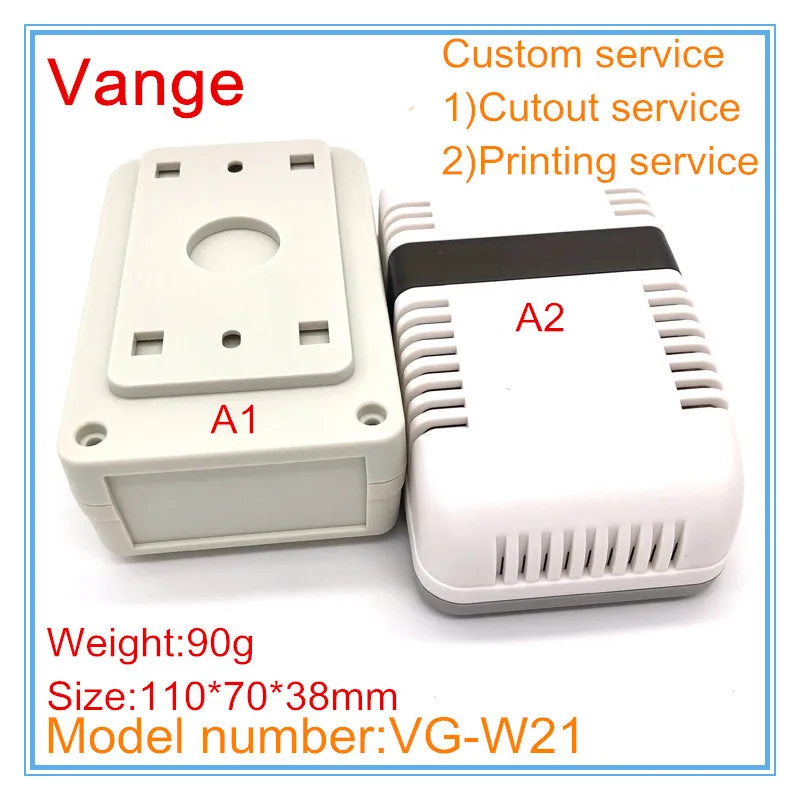 1pcs/lot electronics enclosure project box 110*70*38mm ABS case plastic junction apparatus for router transducer product | Обустройство