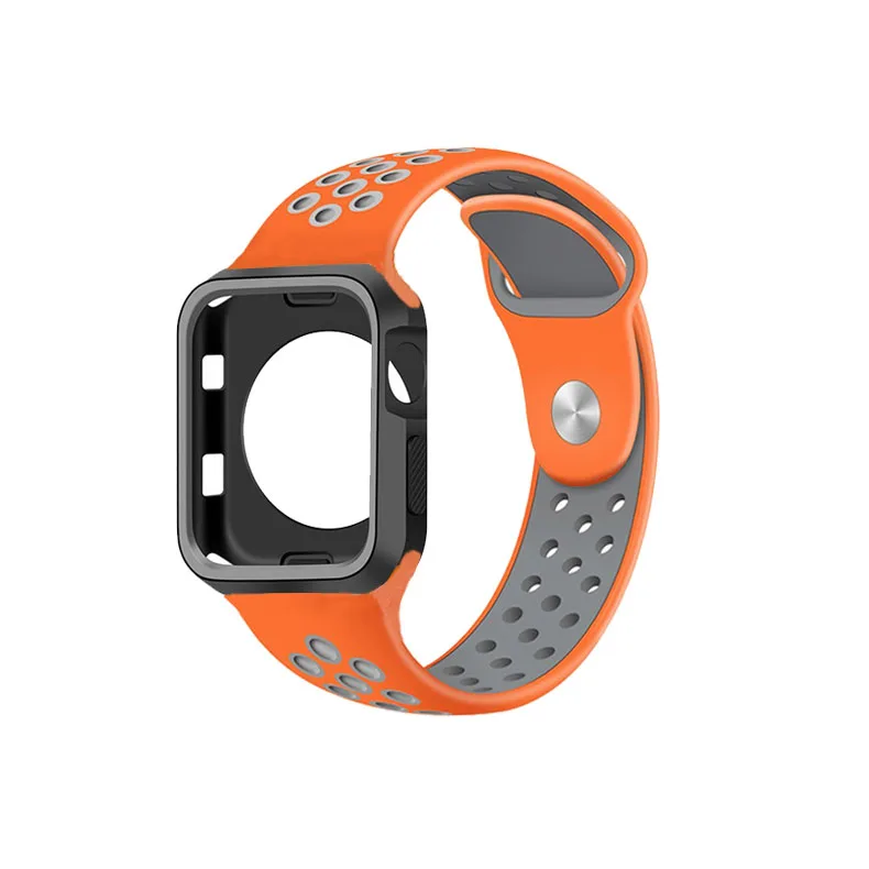 Силиконовый ремешок для apple watch band 38 мм 42 мм iwatch 4 Band 44 мм/40 мм ремешок для часов Ремешок для apple Watch 4 3 2 1 - Цвет ремешка: No25 Black gray