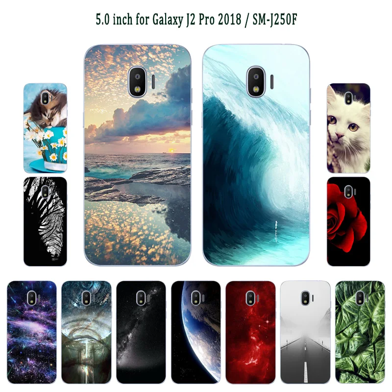 Мягкие силиконовые прозрачные чехлы из ТПУ для Samsung Galaxy J2 Pro 2018 5 0 дюйма|Бамперы| |