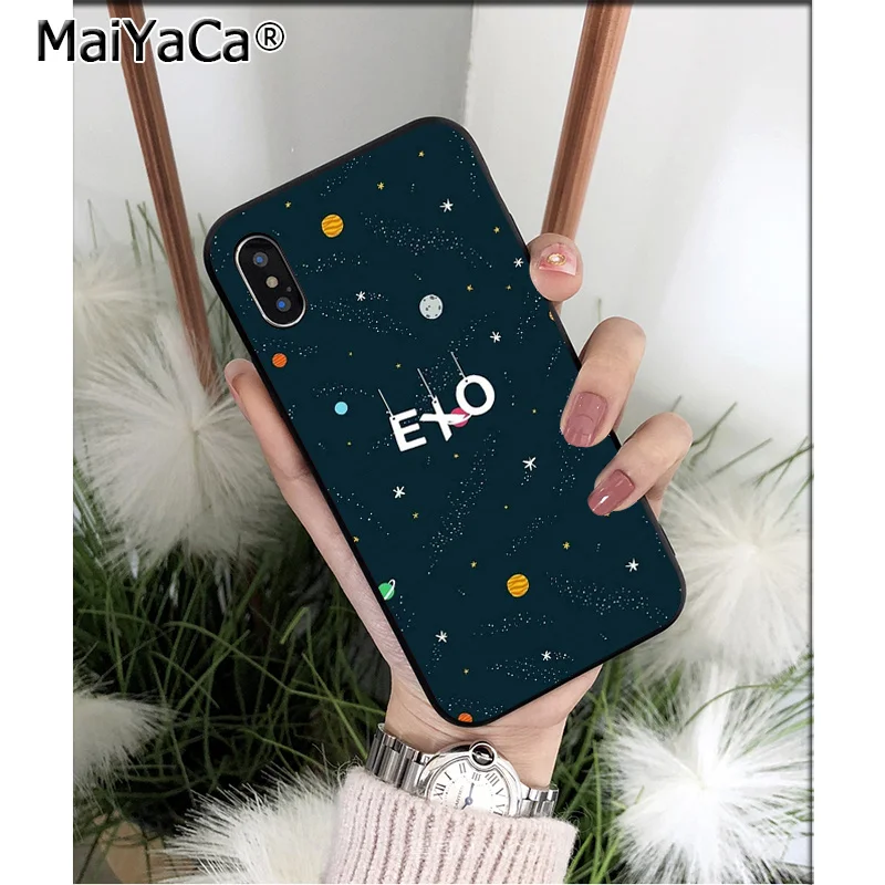Мягкий силиконовый чехол MaiYaCa KPOP для Apple iPhone 8 7 6 6S Plus X XS MAX 5 5S SE XR|Чехлы-накладки| |