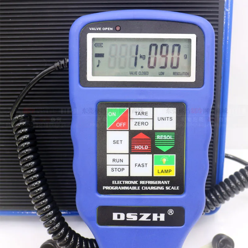 RCS N9030 HVAC/Refrigerants Large Flow Programmable Precision Electronic Digital Balance Scale Calibration Weight 100KG| |