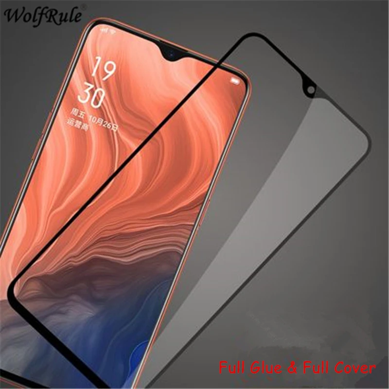 2 шт ЖК-экран протектор для Oppo Reno Z Полный Клей закаленное стекло полное покрытие