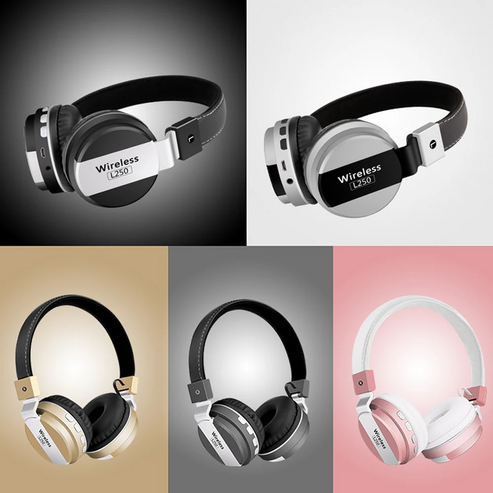 LOPPO Bluetooth Headphone HIFI Headset With Micorphone Wireless Headphones Support TF MP3 Stereo Bass headphone fone de ouvido |